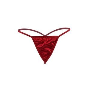 Satin AvidLove Thong Red String Bikini M Panties Wet Liquid Underwear​